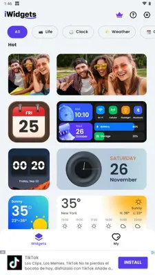 Color Widgets iOS - iWidgets android App screenshot 0